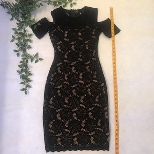 Black lace Mini dress